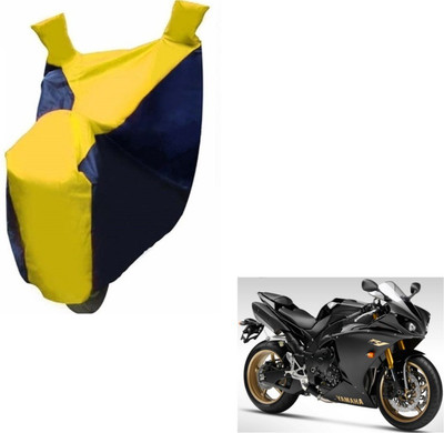 Flipkart SmartBuy Two Wheeler Cover for Yamaha(YZF R1, Black, Yellow)