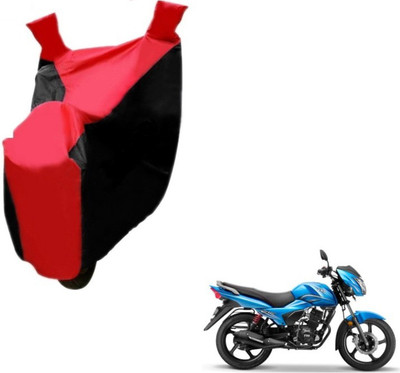 MOCKHE Two Wheeler Cover for TVS(Victor New, Black, Red)