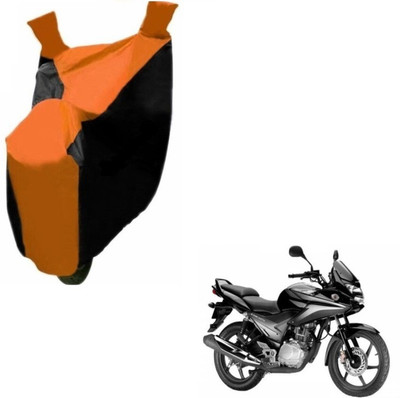 Flipkart SmartBuy Two Wheeler Cover for Honda(CBF, Black, Orange)