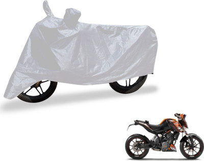 Flipkart SmartBuy Two Wheeler Cover for KTM(Duke 200, Silver)