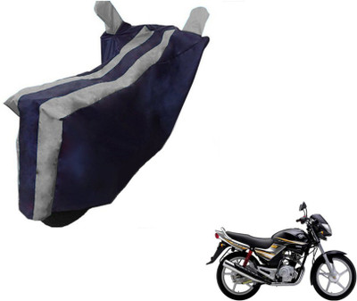 MOCKHE Two Wheeler Cover for Yamaha(Libero, Black, Silver)