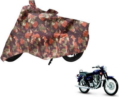 MOCKHE Two Wheeler Cover for Royal Enfield(Electra Delux, Multicolor)