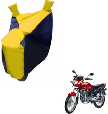 MOCKHE Two Wheeler Cover for Hero(Ambition, Black, Yellow)
