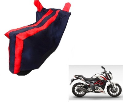 MOCKHE Two Wheeler Cover for DSK Benelli(TNT 25, Black, Red)