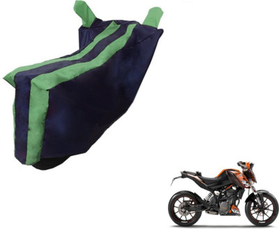 MOCKHE Two Wheeler Cover for KTM(Duke 200, Black, Green)
