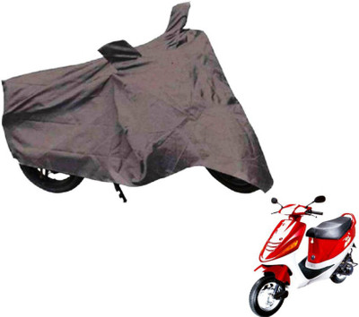 MOCKHE Two Wheeler Cover for Kinetic(Grey)