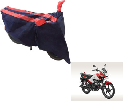 MOCKHE Two Wheeler Cover for Hero(Splendor I Smart, Black, Orange)