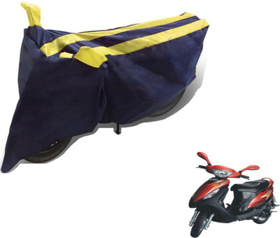 Flipkart SmartBuy Two Wheeler Cover for Mahindra(Flyte, Black, Yellow)