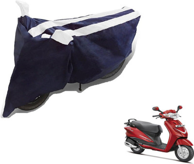 MOCKHE Two Wheeler Cover for Hero(Duet, Black, White)