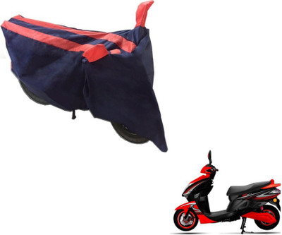 MOCKHE Two Wheeler Cover for Kinetic(Nova, Black, Orange)