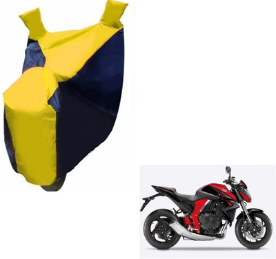 MOCKHE Two Wheeler Cover for Honda(CB 1000R, Black, Yellow)