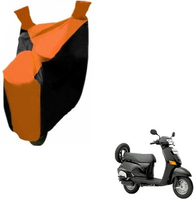 Flipkart SmartBuy Two Wheeler Cover for Honda(Black, Orange)