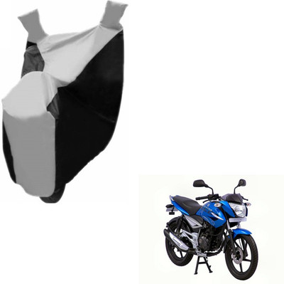 Flipkart SmartBuy Two Wheeler Cover for Bajaj(XCD 125cc, Black, Silver)