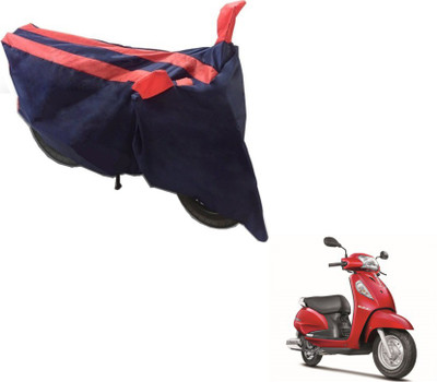 MOCKHE Two Wheeler Cover for Suzuki(Access SE, Black, Orange)