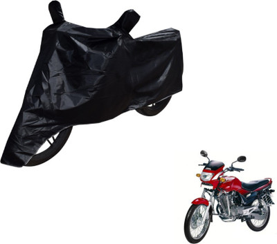 MOCKHE Two Wheeler Cover for Hero(Ambition, Black)
