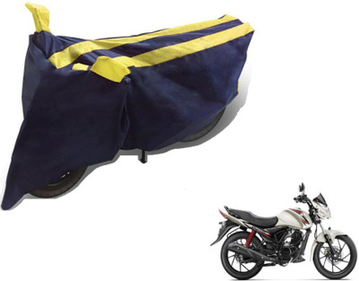 MOCKHE Two Wheeler Cover for Suzuki(Sling Shot, Black, Yellow)