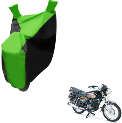 MOCKHE Two Wheeler Cover for TVS(Max 4R, Black, Green)