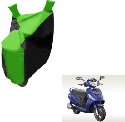 MOCKHE Two Wheeler Cover for Hero(Maestro Edge, Black, Green)