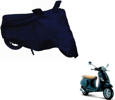 MOCKHE Two Wheeler Cover for Universal For Bike(Piaggio Vespa, Blue)