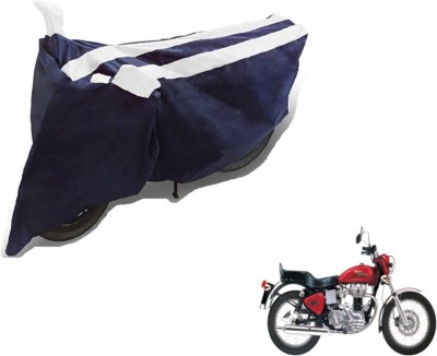 Flipkart SmartBuy Two Wheeler Cover for Royal Enfield(Electra Delux, Black, White)