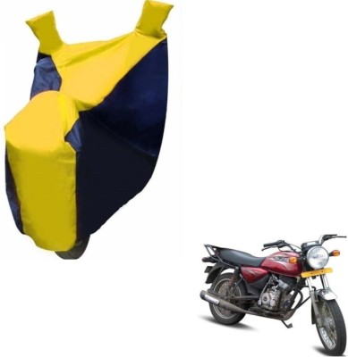 Flipkart SmartBuy Two Wheeler Cover for Bajaj(Boxer, Black, Yellow)