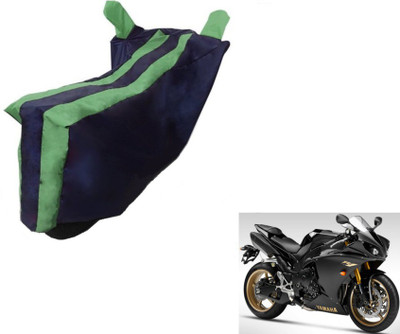Flipkart SmartBuy Two Wheeler Cover for Yamaha(YZF R1, Black, Green)