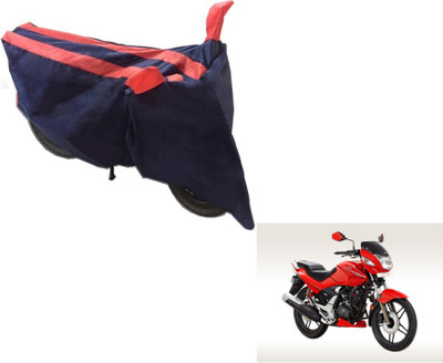 MOCKHE Two Wheeler Cover for Hero(CBZ, Black, Orange)