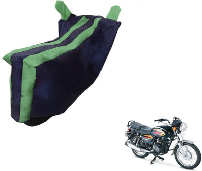 MOCKHE Two Wheeler Cover for TVS(Max 4R, Black, Green)