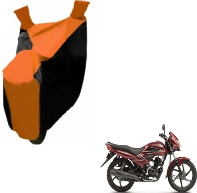 Flipkart SmartBuy Two Wheeler Cover for Honda(Dream Yuga, Black, Orange)