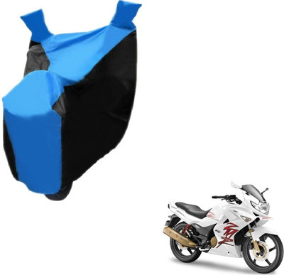 MOCKHE Two Wheeler Cover for Hero(Karizma ZMR, Black, Blue)