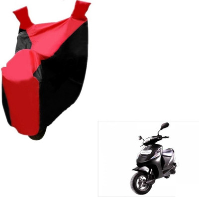 Flipkart SmartBuy Two Wheeler Cover for Mahindra(Kine, Black, Red)