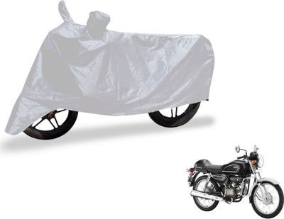 MOCKHE Two Wheeler Cover for Hero(Splendor Pro Classic, Silver)