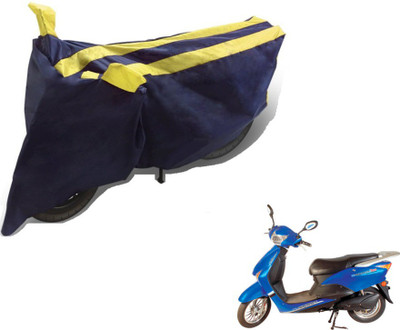 Flipkart SmartBuy Two Wheeler Cover for Hero(E Scoot, Black, Yellow)