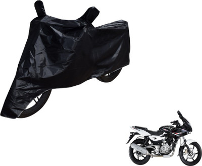 Flipkart SmartBuy Two Wheeler Cover for Bajaj(Pulsar 220 DTS-i, Black)