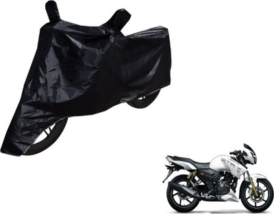Flipkart SmartBuy Two Wheeler Cover for TVS(Apache RTR 180, Black)