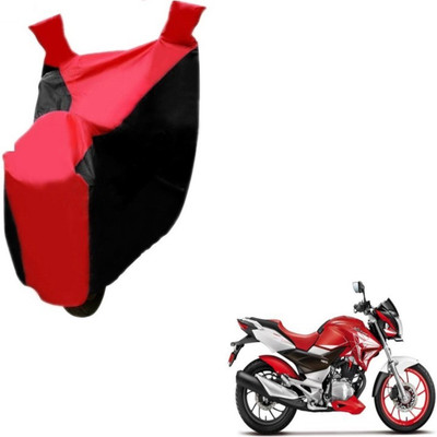 Flipkart SmartBuy Two Wheeler Cover for Hero(CBZ Extreme, Black, Red)