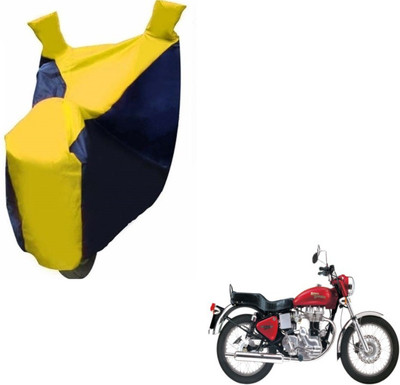 Flipkart SmartBuy Two Wheeler Cover for Royal Enfield(Electra Delux, Black, Yellow)