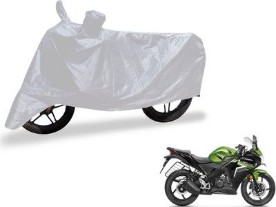 MOCKHE Two Wheeler Cover for Honda(CBR 150R, Silver)