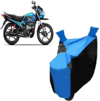 Auto Age Two Wheeler Cover for Hero(Passion Pro TR, Blue)