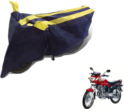 MOCKHE Two Wheeler Cover for Hero(Ambition, Black, Yellow)