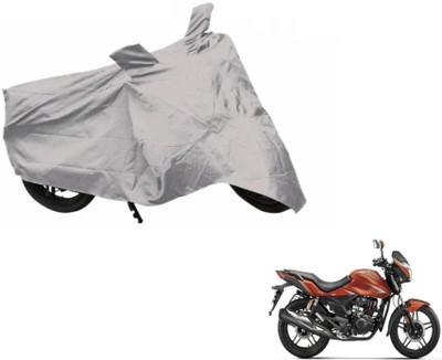 MOCKHE Two Wheeler Cover for Hero(CBZ Extreme, Silver)