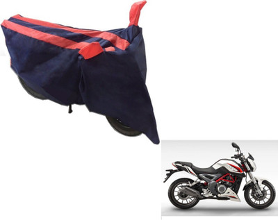 MOCKHE Two Wheeler Cover for DSK Benelli(TNT 25, Black, Orange)