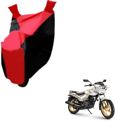 Flipkart SmartBuy Two Wheeler Cover for TVS(Star City, Black, Red)