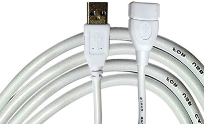 

FrndzMart USB 3.0 High Speed 3 meter Male to Female USB Cable(White)