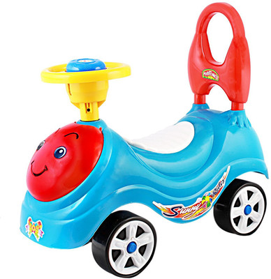 

zurie toy collection 4 Wheel Sunny Rider Toddler & Push Along Small Magic Car With Horn For Kids(Multicolor)