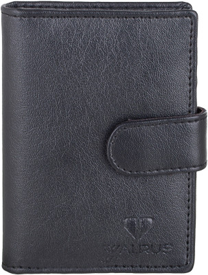 

Walrus Men Black Artificial Leather Card Holder(18 Card Slots)