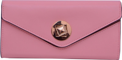 

ADORSY Women Casual Pink Artificial Leather Wallet(5 Card Slots)