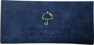 

ADORSY Women Blue Artificial Leather Wallet(7 Card Slots)