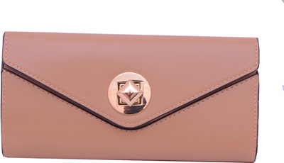 

ADORSY Women Casual Beige Artificial Leather Wallet(10 Card Slots)