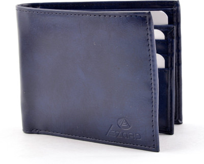 

LEZARD Men Blue Artificial Leather Wallet(11 Card Slots)